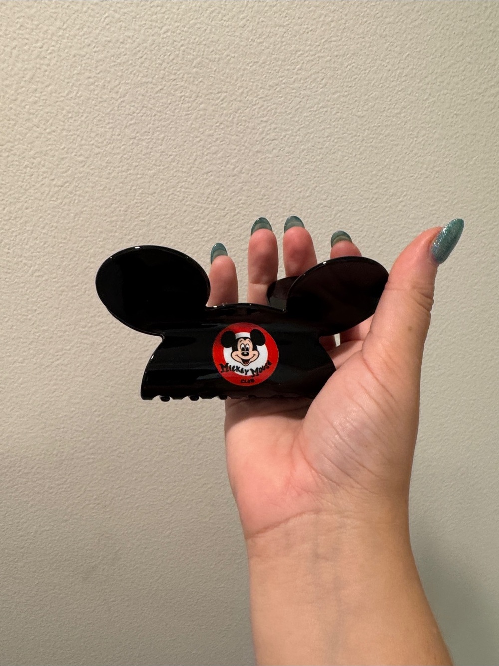 Disney Mickey Mouse Black Kids/womens Hair Clip